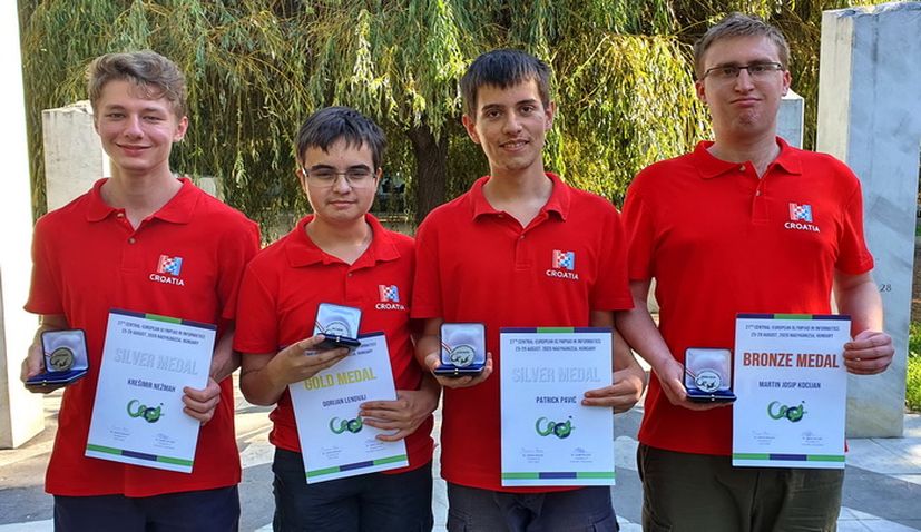 Croatian students win 4 medals at Informatics Olympiad