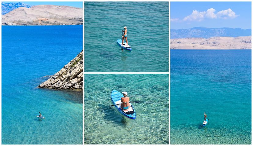PHOTOS: Stand up paddleboarding tours of Pag a hit this summer