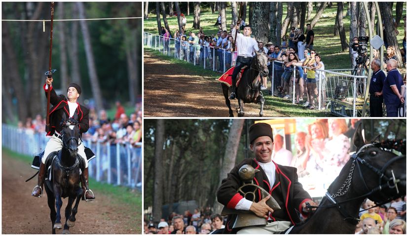 45th traditional Prstenac Race in Barban, Istria won by Antonio Osip