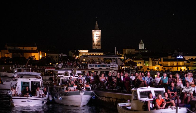 PHOTOS: Rab Film Festival takes to the sea as crowd watches from boats  