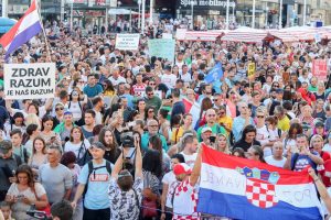 Anti Covid strike croatia