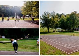 PHOTOS: New badminton court opened at popular Barać Caves with first tournament