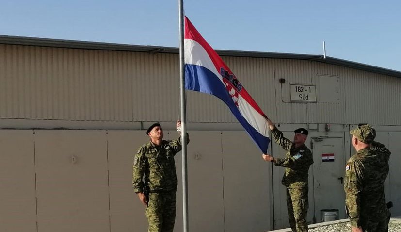 12th Croatian contingent’s participation in Resolute Support ends