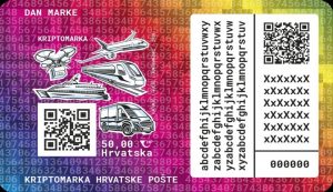 Croatian post crypto stamp