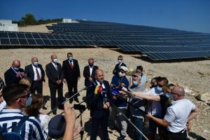 Solar power plant vis croatia