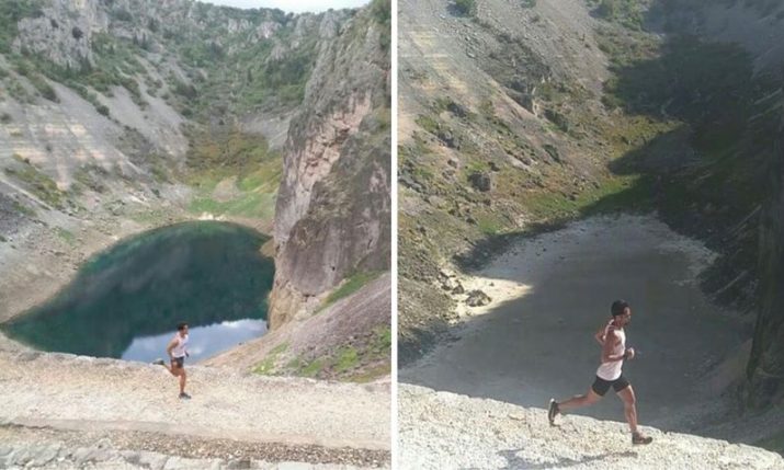 Blue Lake dries up, Imotski readies for unique traditional football match
