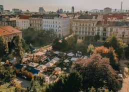 Premier of the YES Feel Good Festival in Zagreb on Strossmayer square