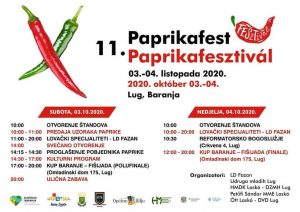 Croatian festival baranja paprikafest