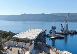 Peljesac Bridge: Full steam ahead for construction with record 725 workers on site