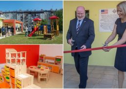 PHOTOS: State-of-the-art kindergarten co-financed by US opened in Sisak