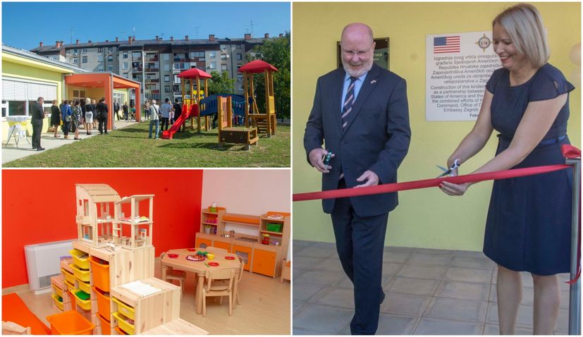 PHOTOS: State-of-the-art kindergarten co-financed by US opened in Sisak