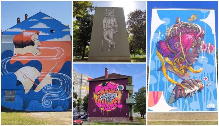 PHOTOS: World’s top street artists create murals in Vukovar during VukovART festival 