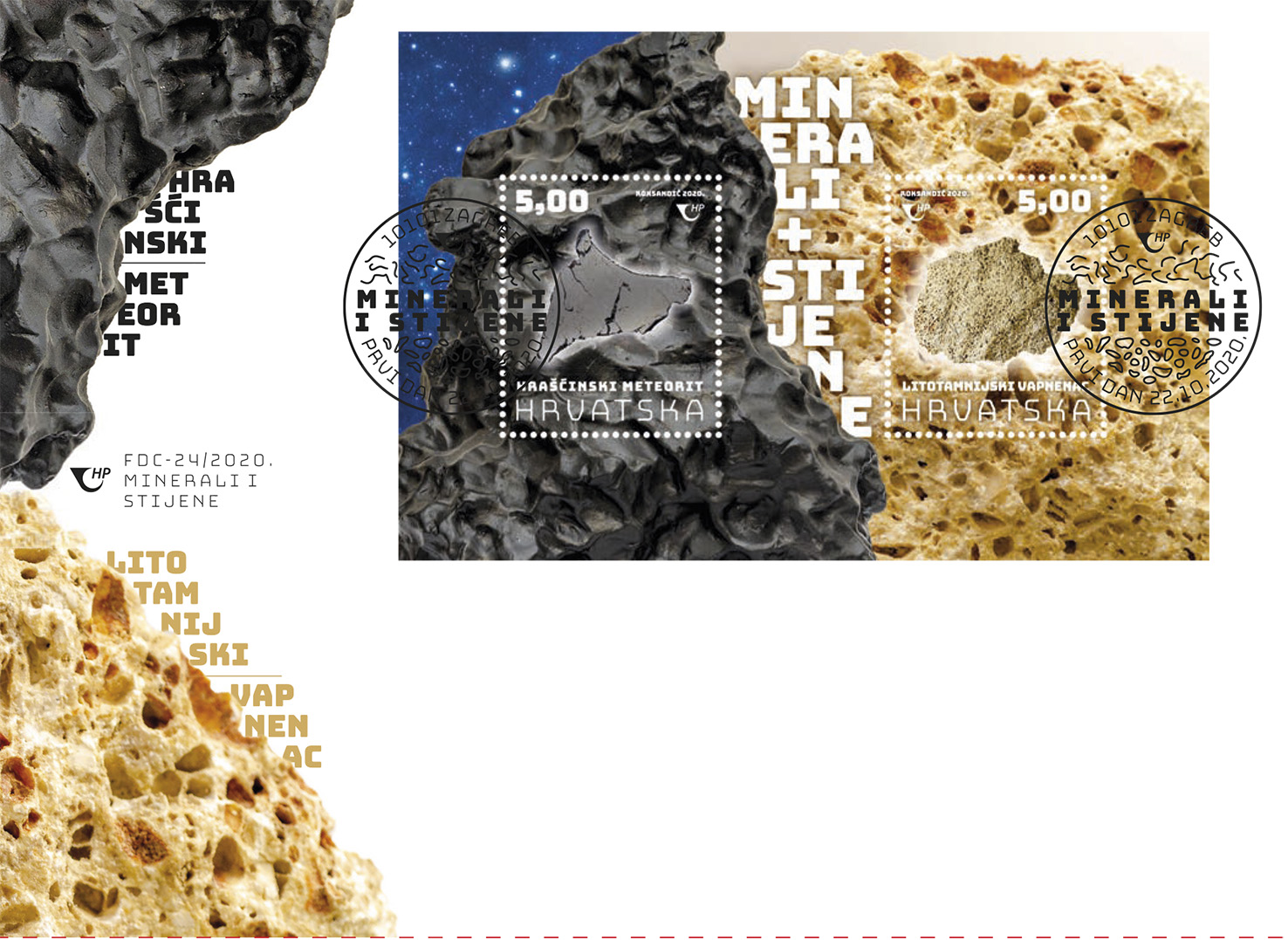 FDC - PORTUGAL FIRST DAY COVER CONGRESS HISPANO-LUSO-AMERICANO DE GEOLOGIA  ECONOMICA - GEOLOGY MINERAL STAMP