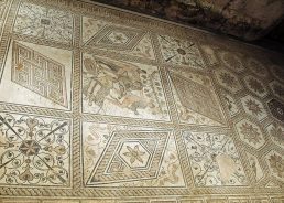 PHOTOS: Roman mosaic hidden in the Croatian city of Pula