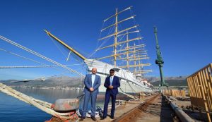 The Ambassador of the Republic of India to Croatia, H. E. Mr. Raj Kumar Srivastava visited Croatian shipyard Brodosplit in Split last Wednesday.