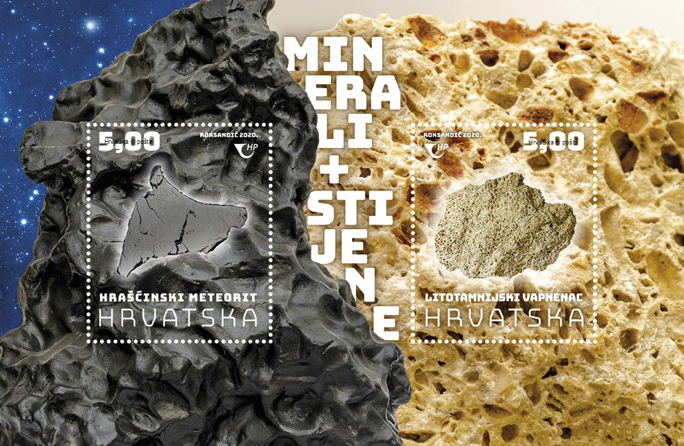 Croatian Post minerals rocks