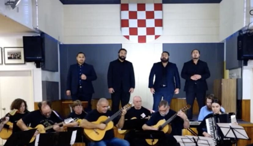 Kiwi Tongan & Samoan band The Shades perform touching Croatian song