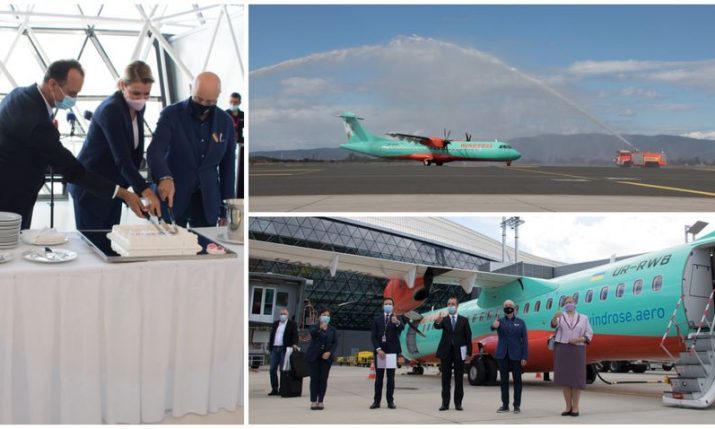 PHOTOS: First Zagreb-Kyiv flight in over 30 years lands