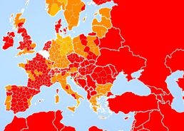 Istria only “green” region on  Covid map of Europe