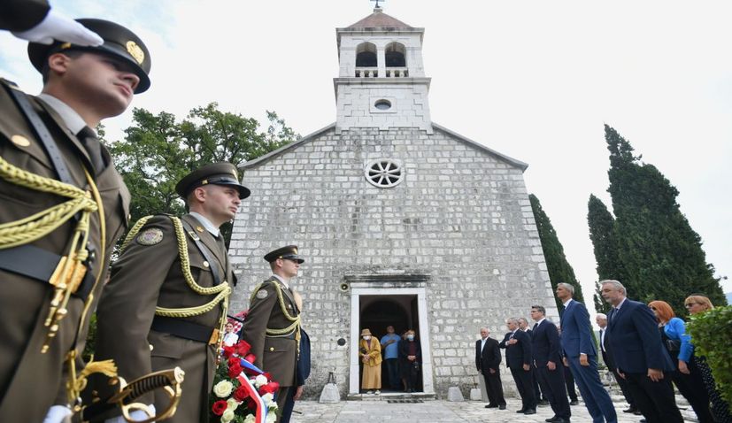 Commemoration for victims of WWII Chetnik-fascist crime in Croatian village of Gata held