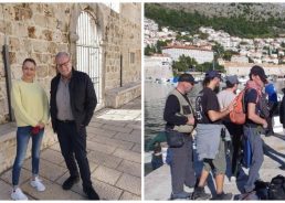 Emmy award-winner Peter Greenberg filming “The Travel Detective” in Dubrovnik