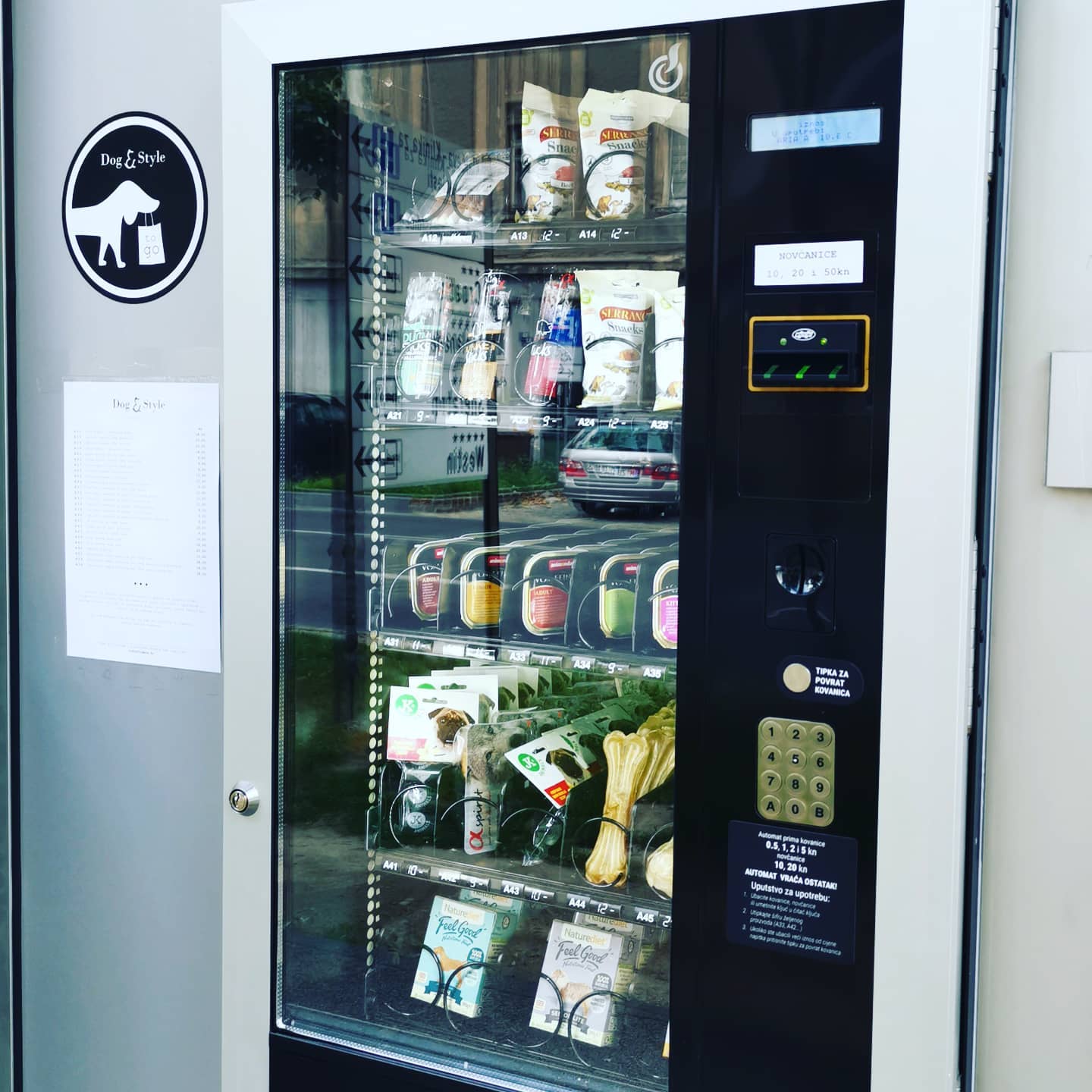 First vending machine for pets in Croatia