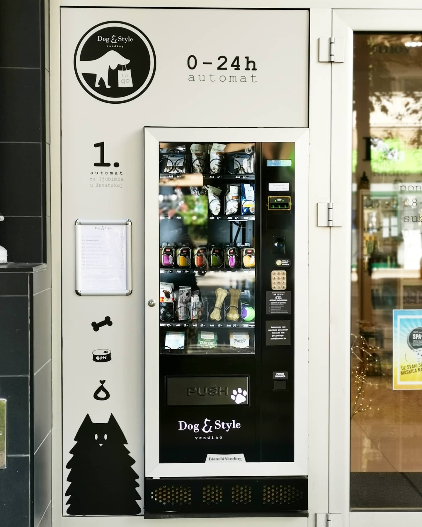 First vending machine for pets in Croatia