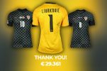 Croatia’s worn match shirts raise almost €30k in online auction, Modrić and Kovačić most expensive
