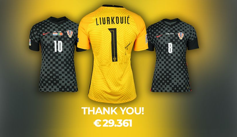 Croatia’s worn match shirts raise almost €30k in online auction, Modrić and Kovačić most expensive