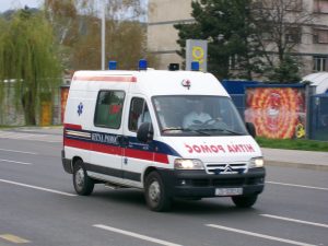Tents outside Varazdin hospital start receiving first patients