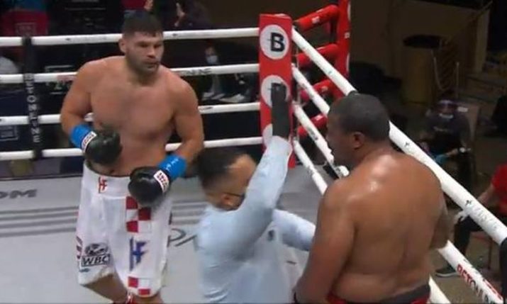 Croatian heavyweight boxer Filip Hrgović stays undefeated after beating Rydell Booker