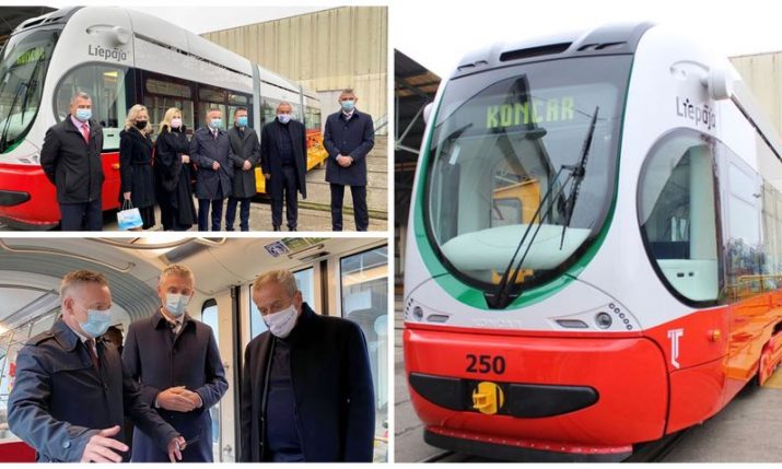 Croatian firm Končar delivers first electric tram to Latvia