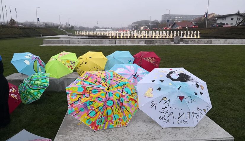 Lions Club Zrinjevac present  Umbrellas of Unity & Kindness campaign