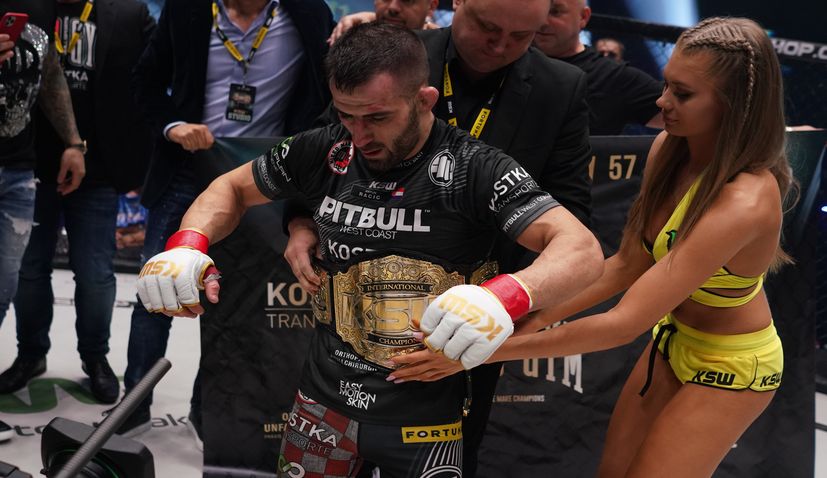 Croatia’s Antun Racic retains KSW bantamweight title