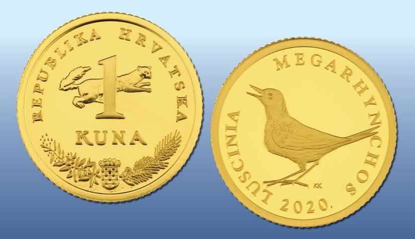 Special gold Croatian kuna coin issued   
