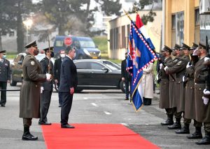 President, defence minister attend Croatian Army cadets' promotion