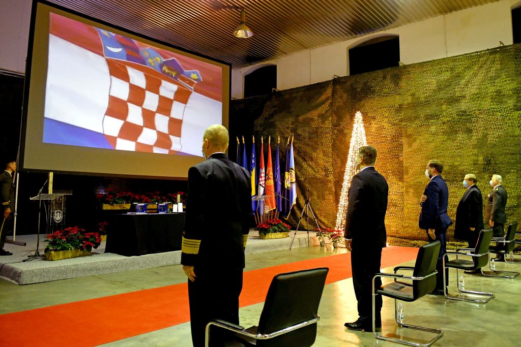 President, defence minister attend Croatian Army cadets' promotion