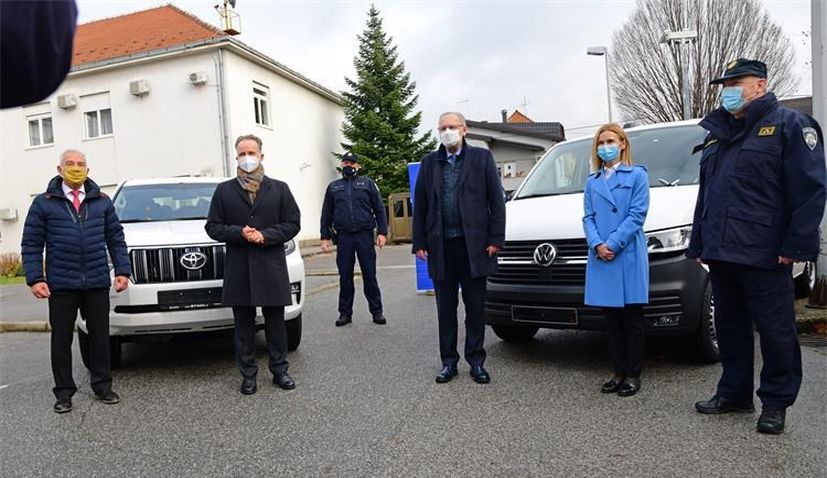 Germany donates vehicles for Croatian border police worth €835,000