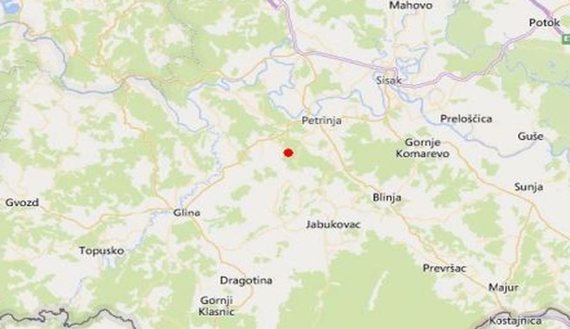 Quakes measuring 4.7 and 4.8 hit central Croatia on Wednesday morning