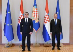 Russia’s Foreign Minister Sergey Lavrov on official visit to Croatia