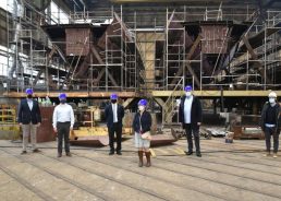 U.S. military delegation visits Brodosplit shipyard