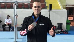 croatian gynmasits Filip Ude, Aurel Benovic win silver medals at European gymnastics championships