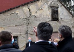 PHOTOS: Croatian President and PM visit Petrinja after earthquake