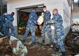 Army helping clean up after disastrous floods in Kokorići, Vrgorac
