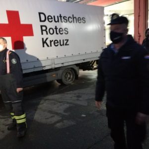 German firefighters deliver 110 t of firefighting, medical equipment to Sisak