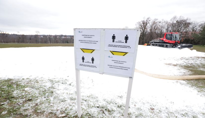 Cmrok: Zagreb’s winter sledding park officially opened today 