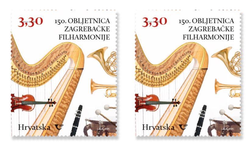 150th anniversary of Zagreb Philharmonic Orchestra marked with special commemorative stamp