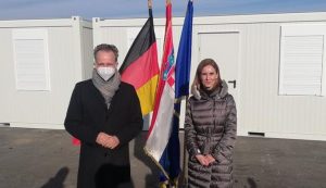 germany donate croatia earthquake containers