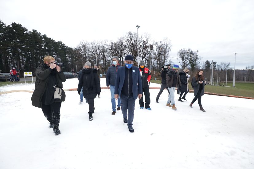 Cmrok- Zagreb’s winter sledding park officially opened today 