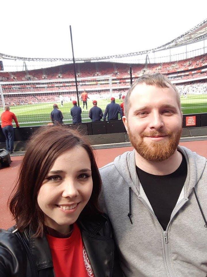 Meet one of Arsenal’s biggest fans in Croatia and her Man U-loving husband 